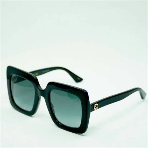 gucci gg0328s 001 black square sunglasses|Gucci oversized square sunglasses.